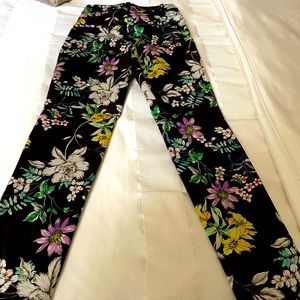 New Floral skinny pants